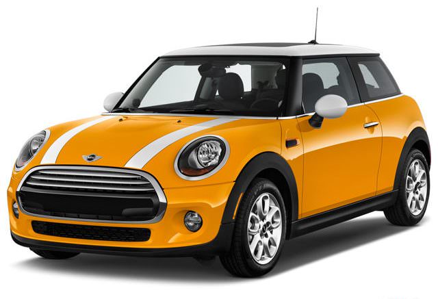 2016 mini cooper angular front